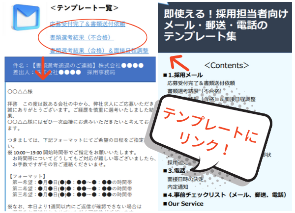 採用連絡の基本 即使えるメール 電話のテンプレート 3つのポイント